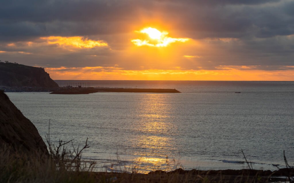 Sunset at one of Manta spot